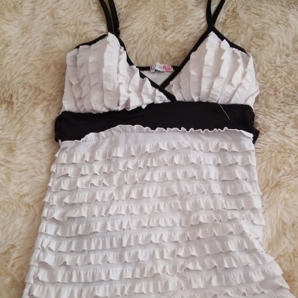 Spaghetti strap top.